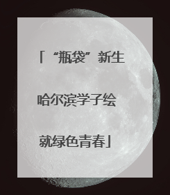 “瓶袋”新生 哈尔滨学子绘就绿色青春