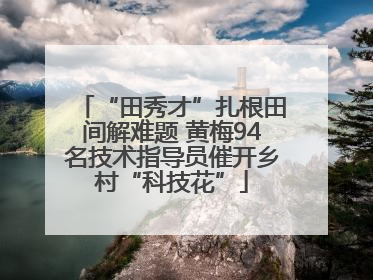 “田秀才”扎根田间解难题 黄梅94名技术指导员催开乡村“科技花”