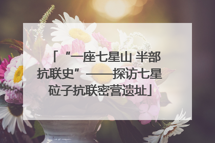 “一座七星山 半部抗联史”——探访七星砬子抗联密营遗址