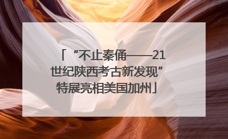 “不止秦俑——21世纪陕西考古新发现”特展亮相美国加州