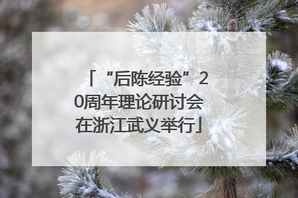 “后陈经验”20周年理论研讨会在浙江武义举行