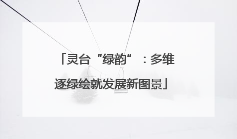 灵台“绿韵”：多维逐绿绘就发展新图景