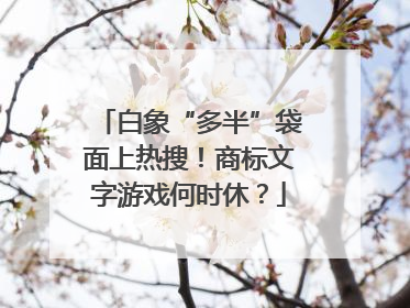 白象“多半”袋面上热搜！商标文字游戏何时休？