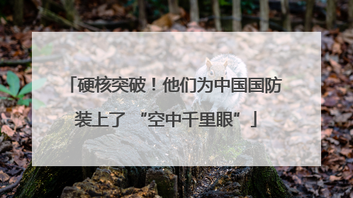 硬核突破！他们为中国国防装上了 “空中千里眼”