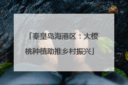 秦皇岛海港区：大樱桃种植助推乡村振兴