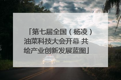 第七届全国（杨凌）油菜科技大会开幕 共绘产业创新发展蓝图