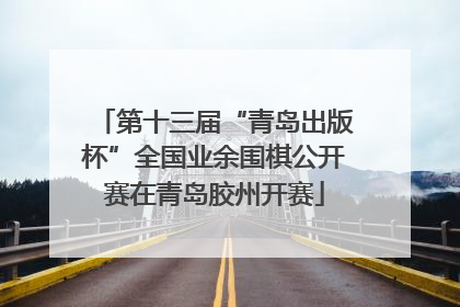 第十三届“青岛出版杯”全国业余围棋公开赛在青岛胶州开赛