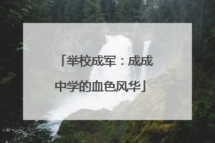 举校成军：成成中学的血色风华
