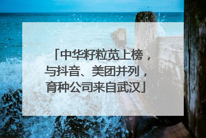 中华籽粒苋上榜，与抖音、美团并列，育种公司来自武汉