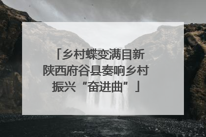 乡村蝶变满目新 陕西府谷县奏响乡村振兴“奋进曲”