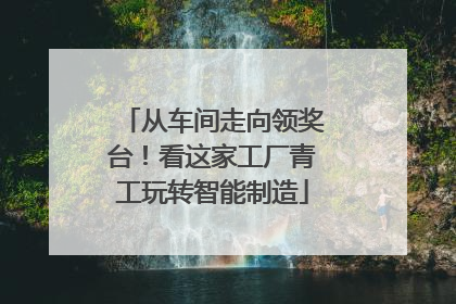 从车间走向领奖台！看这家工厂青工玩转智能制造