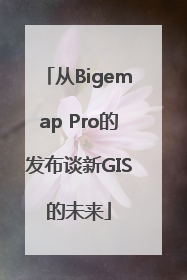 从Bigemap Pro的发布谈新GIS的未来