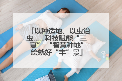 以种适地、以虫治虫……科技赋能“三夏” “智慧种地”绘就好“丰”景