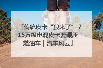 传统皮卡“狼来了”？15万级电混皮卡要碾压燃油车｜汽车风云