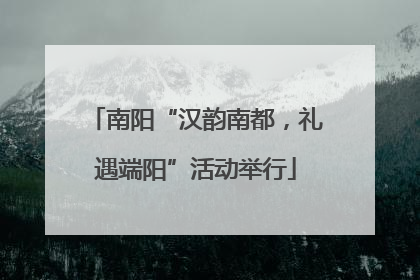 南阳“汉韵南都，礼遇端阳”活动举行