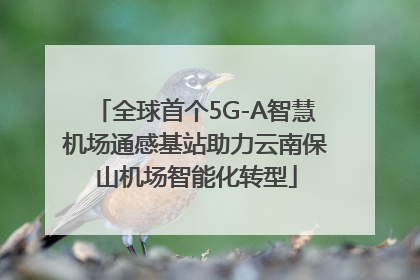 全球首个5G-A智慧机场通感基站助力云南保山机场智能化转型