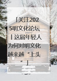关注2025明文化论坛丨这届年轻人为何对明文化越来越“上头”