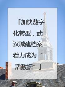 加快数字化转型，武汉城建档案着力成为“活数据”