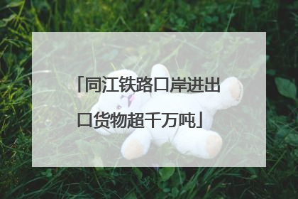 同江铁路口岸进出口货物超千万吨