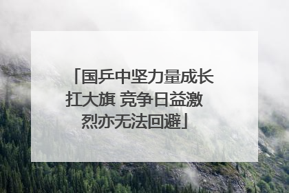 国乒中坚力量成长扛大旗 竞争日益激烈亦无法回避