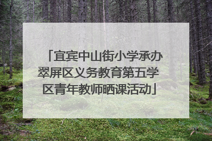 宜宾中山街小学承办翠屏区义务教育第五学区青年教师晒课活动