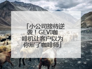 小公司接待逆袭！GEVI咖啡机让客户以为你雇了咖啡师