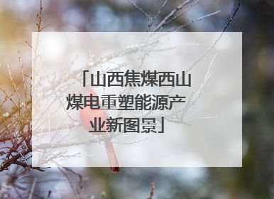 山西焦煤西山煤电重塑能源产业新图景