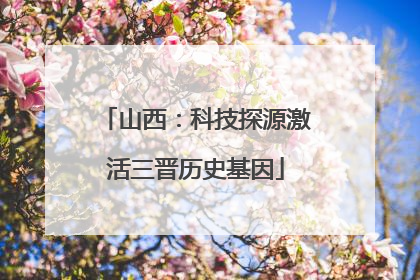 山西：科技探源激活三晋历史基因