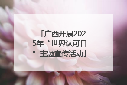 广西开展2025年“世界认可日”主题宣传活动