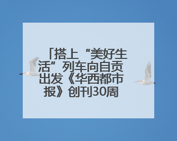 搭上“美好生活”列车向自贡出发《华西都市报》创刊30周年“与时代共振•蜀地人文主题展”5月30日开展丨美好生活有“盐”味