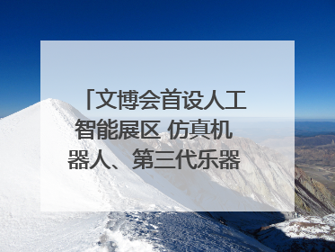 文博会首设人工智能展区 仿真机器人、第三代乐器成为人气王｜文博向“新”