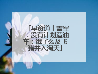 早资道丨雷军：没有计划造油车；饿了么及飞猪并入淘天