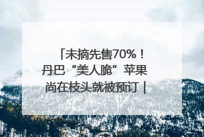 未摘先售70%！丹巴“美人脆”苹果尚在枝头就被预订｜长征路上看四川