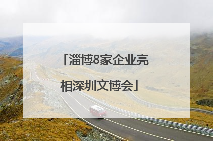 淄博8家企业亮相深圳文博会