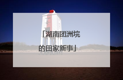 湖南团洲垸的田家新事