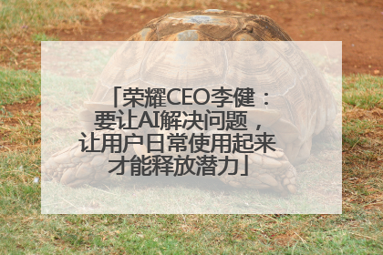 荣耀CEO李健：要让AI解决问题，让用户日常使用起来才能释放潜力