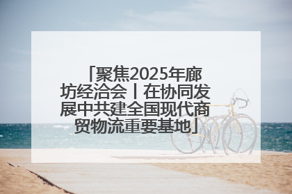 聚焦2025年廊坊经洽会丨在协同发展中共建全国现代商贸物流重要基地