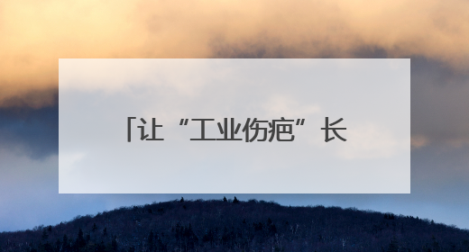 让“工业伤疤”长出春天——辽宁加快废弃矿山治理观察