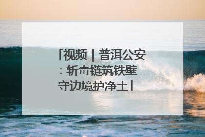 视频｜普洱公安：斩毒链筑铁壁 守边境护净土