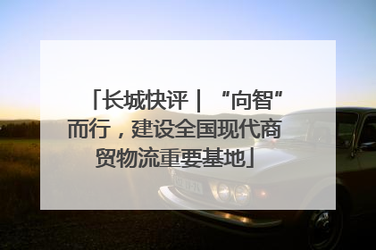 长城快评｜“向智”而行，建设全国现代商贸物流重要基地