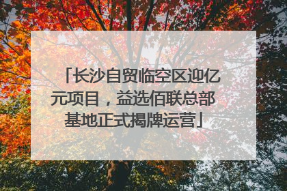长沙自贸临空区迎亿元项目，益选佰联总部基地正式揭牌运营