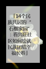 14个民族共居的“石榴家园”：看兴旺社区如何绘就民族团结幸福长卷
