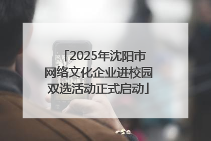 2025年沈阳市网络文化企业进校园双选活动正式启动