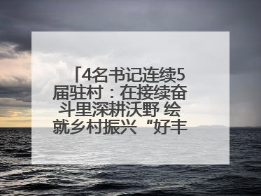 4名书记连续5届驻村：在接续奋斗里深耕沃野 绘就乡村振兴“好丰景”——浦发银行南京分行助力脱贫攻坚、帮促乡村振兴记事（二）