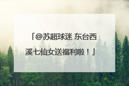 @苏超球迷 东台西溪七仙女送福利啦！